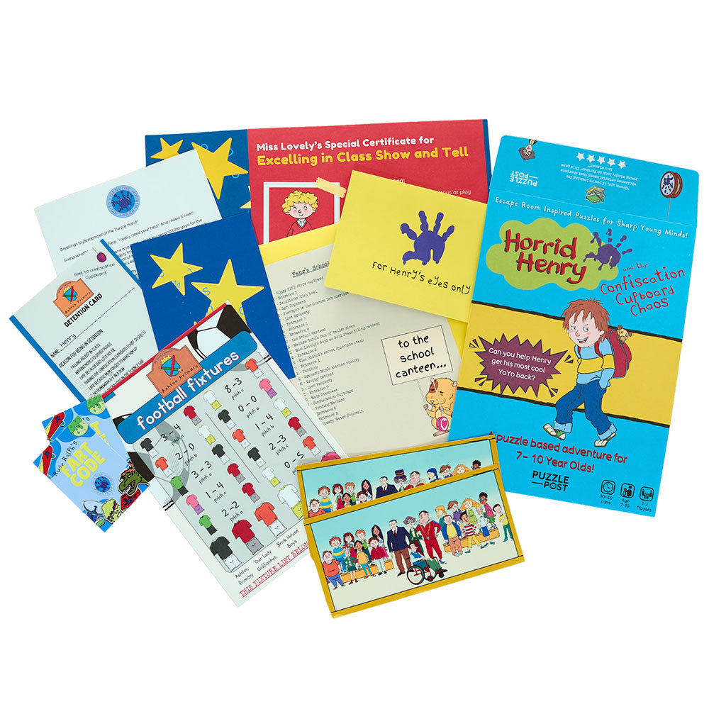 Horrid Henry Escape Room Inspired Puzzle Bundle