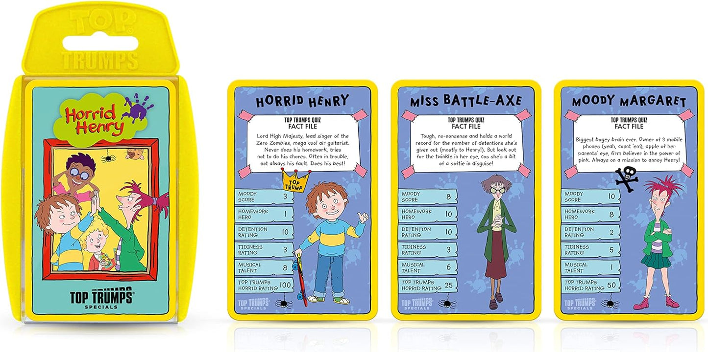 Top Trumps Horrid Henry Special Card Game