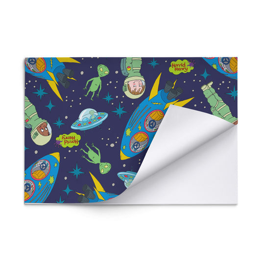 Horrid Henry Space Adventure Gift Wrap