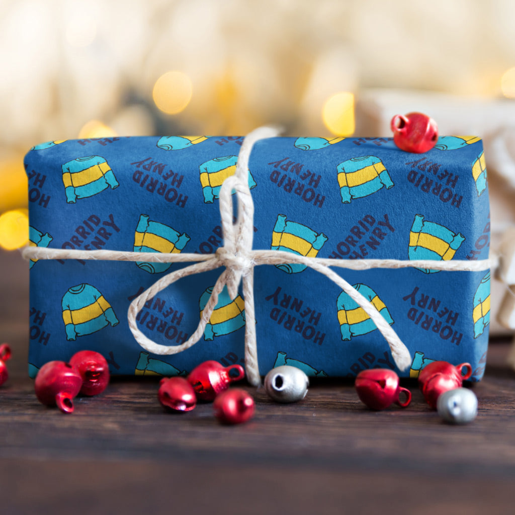 Horrid Henry Brilliant in Blue Gift Wrap