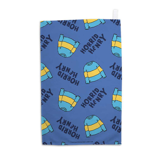 Horrid Henry Jumper Repeat Tea Towel