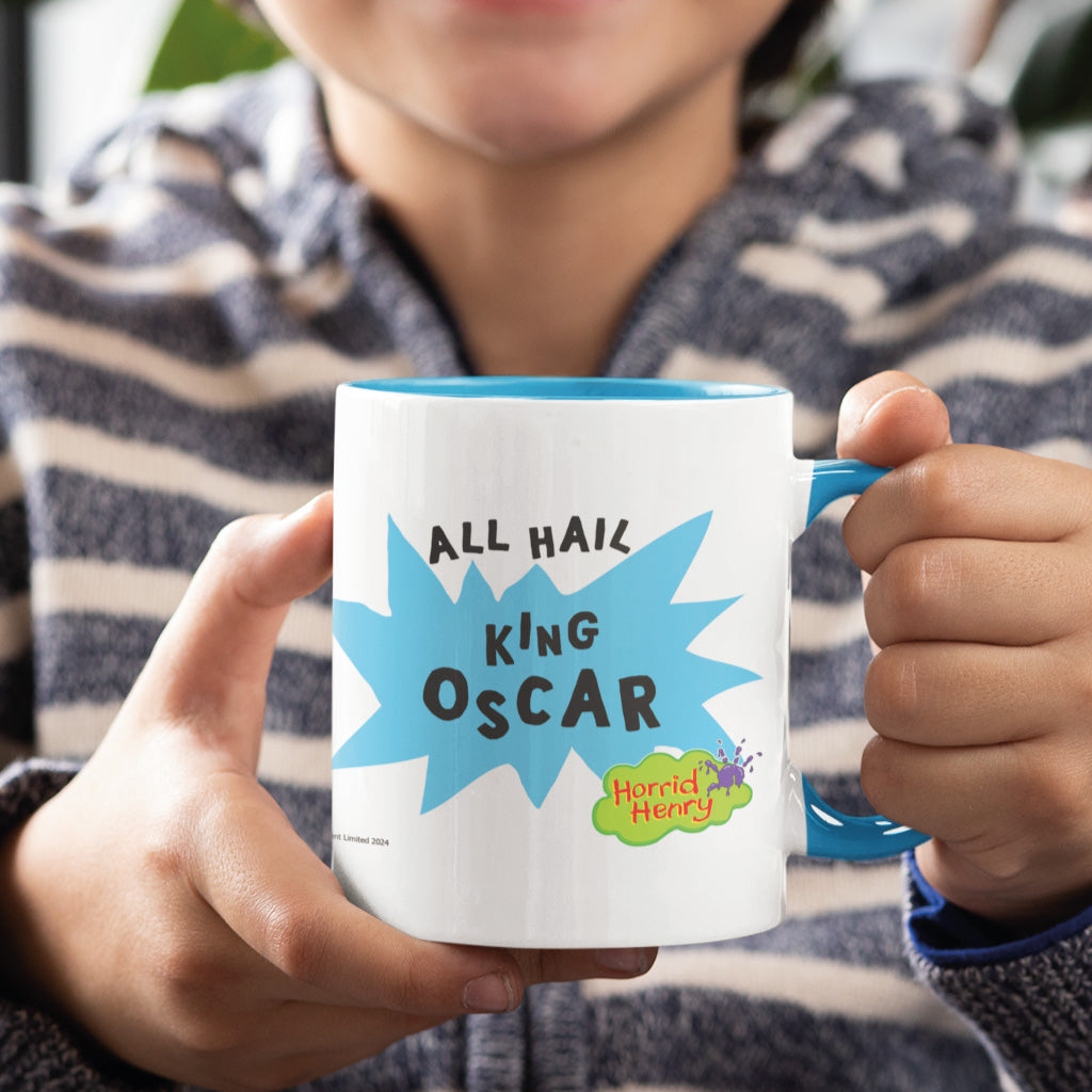 Horrid Henry All Hail King Personalised Porcelain Mug