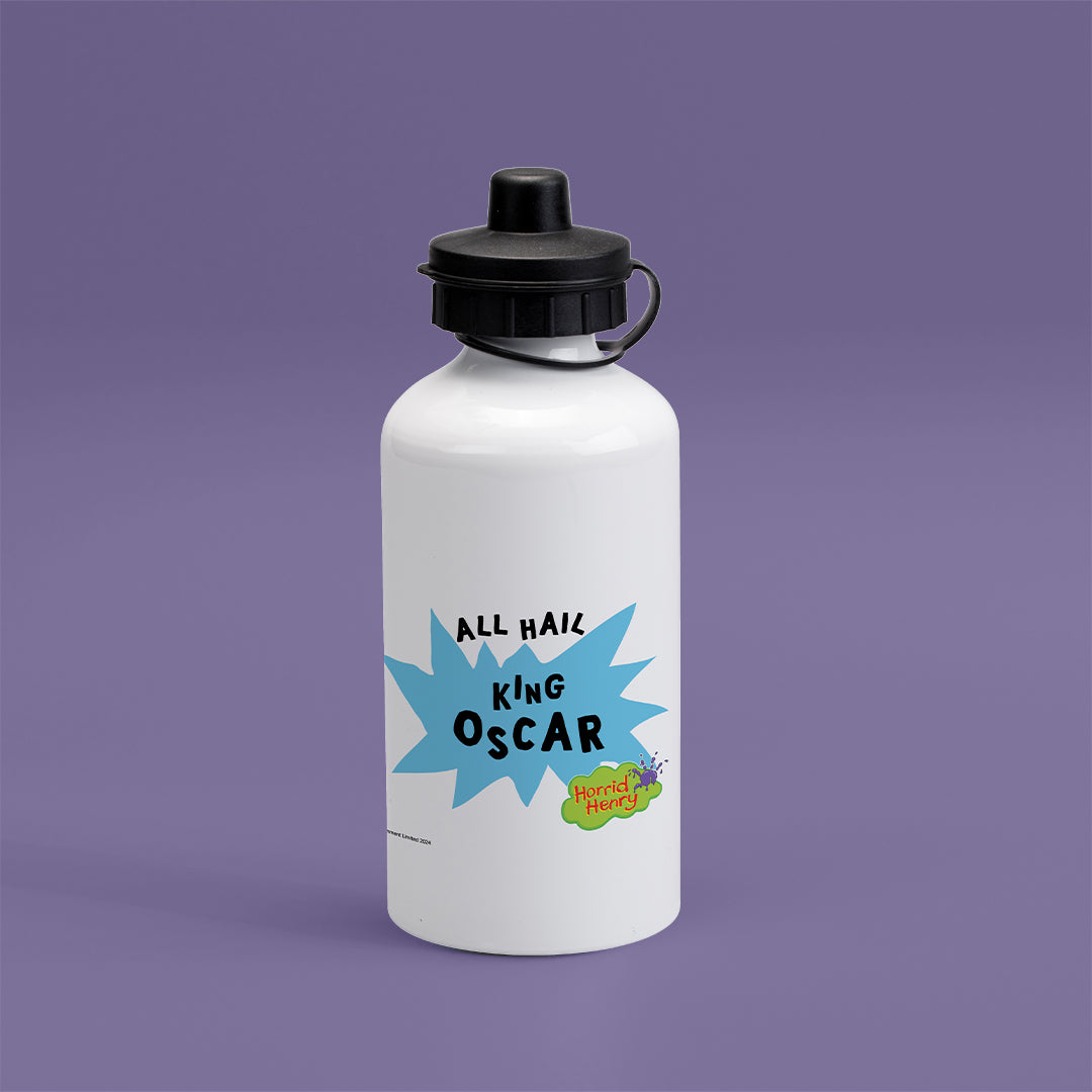 Horrid Henry All Hail King Personalised Water Bottle