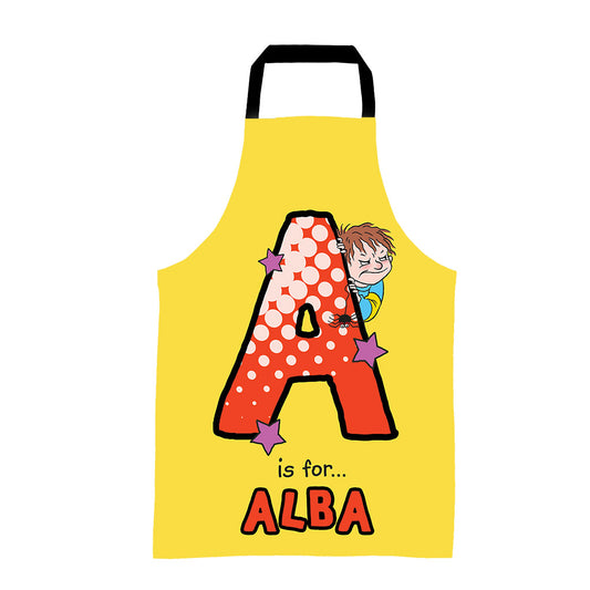 Horrid Henry Personalised Alphabet Apron - A