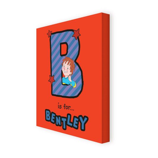 Horrid Henry Personalised Alphabet Canvas - B
