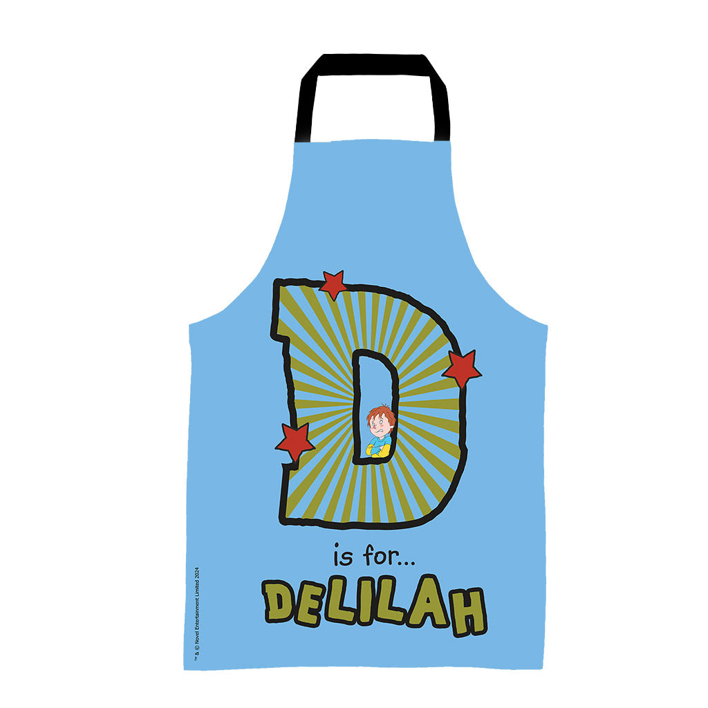 Horrid Henry Personalised Alphabet Apron - D