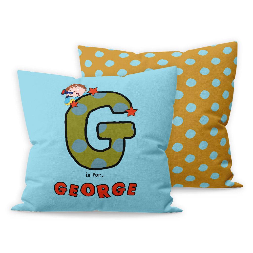Horrid Henry Personalised Alphabet Cushion - G