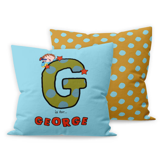 Horrid Henry Personalised Alphabet Cushion - G