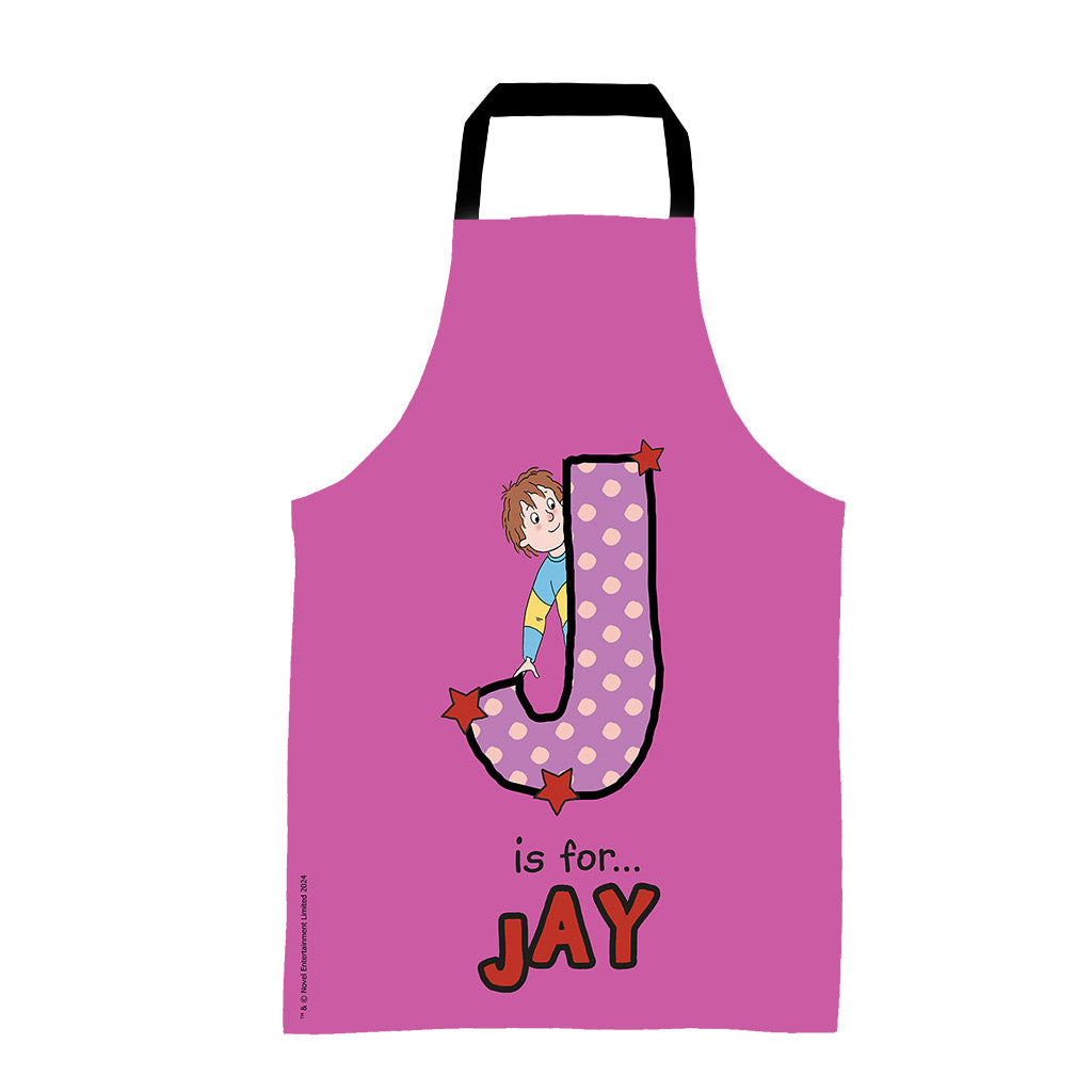 Horrid Henry Personalised Alphabet Apron - J