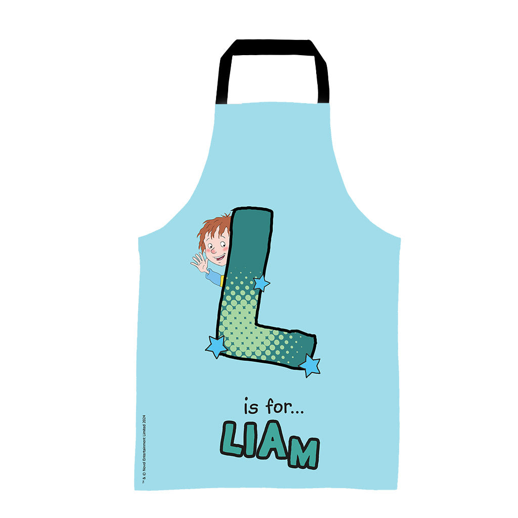 Horrid Henry Personalised Alphabet Apron - L