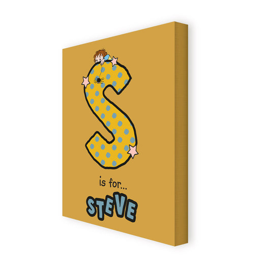 Horrid Henry Personalised Alphabet Canvas - S