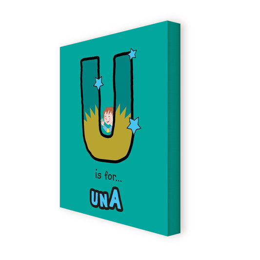 Horrid Henry Personalised Alphabet Canvas - U