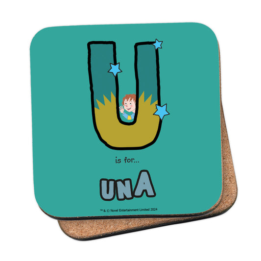 Horrid Henry Personalised Alphabet Coaster - U