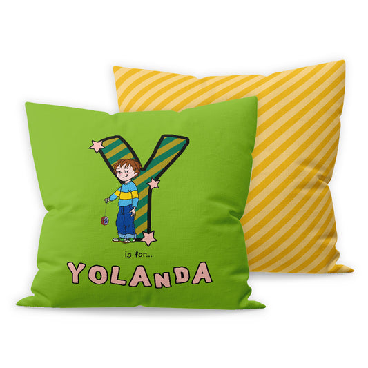 Horrid Henry Personalised Alphabet Cushion - Y