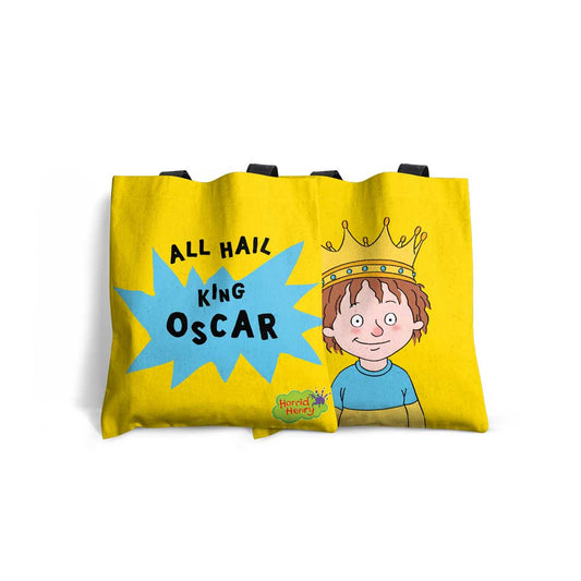 Horrid Henry All Hail King Personalised Tote Bag