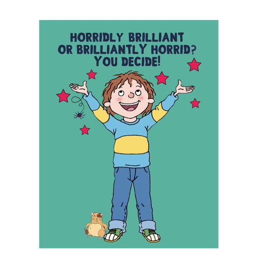 Horrid Henry Horridly Brilliant Art Print
