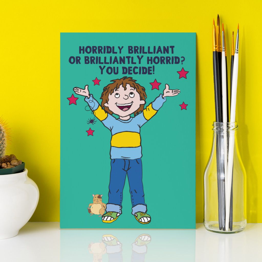 Horrid Henry Horridly Brilliant Art Print