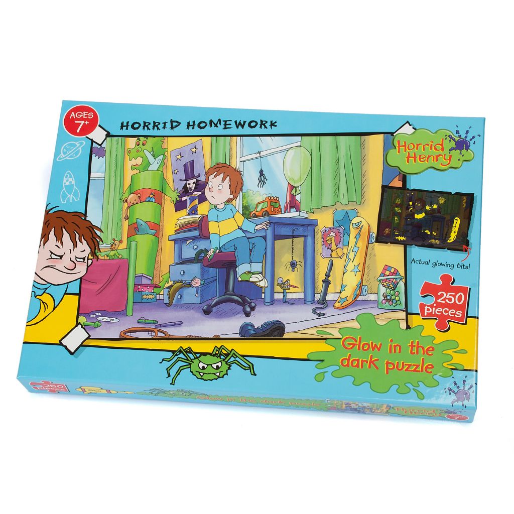 Horrid Henry Homework Glow-In-The-Dark puzzle