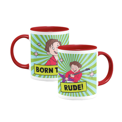 Rude Ralph Born to be Rude Porcelain Mug