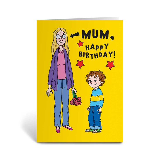 Mum, Happy Birthday Card