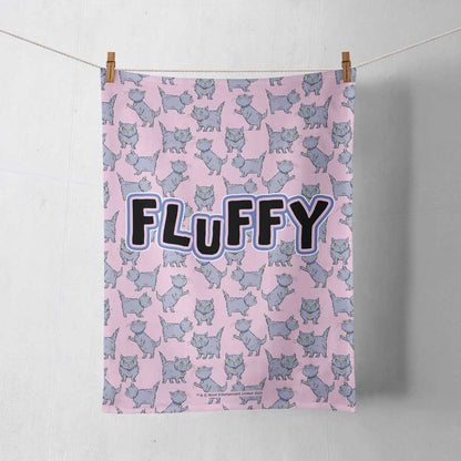Horrid Henry Fluffy Repeat Tea Towel