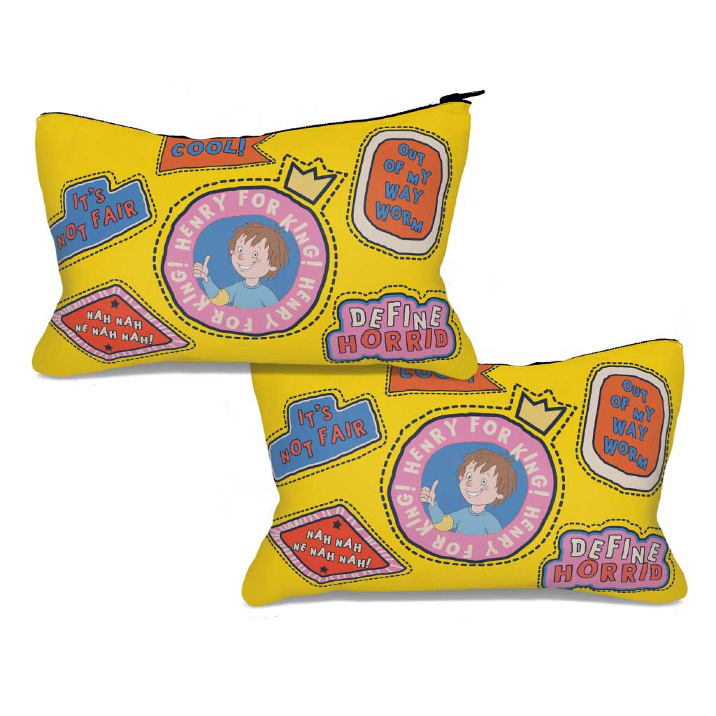 Horrid Henry Labels Pencil Case