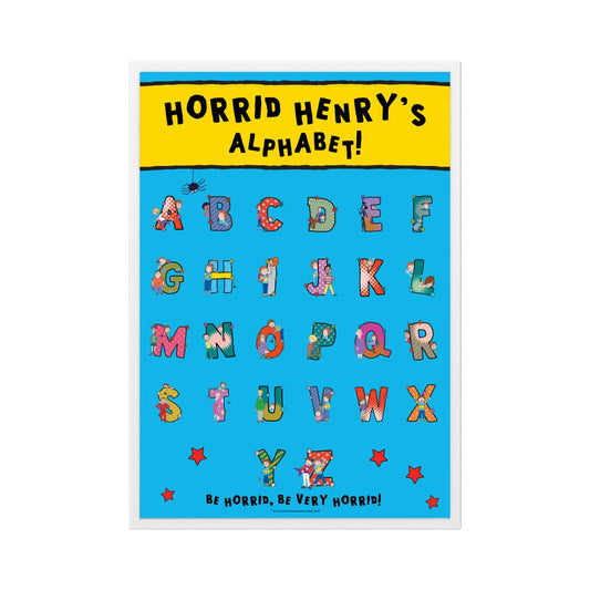 Horrid Henry's Alphabet Poster