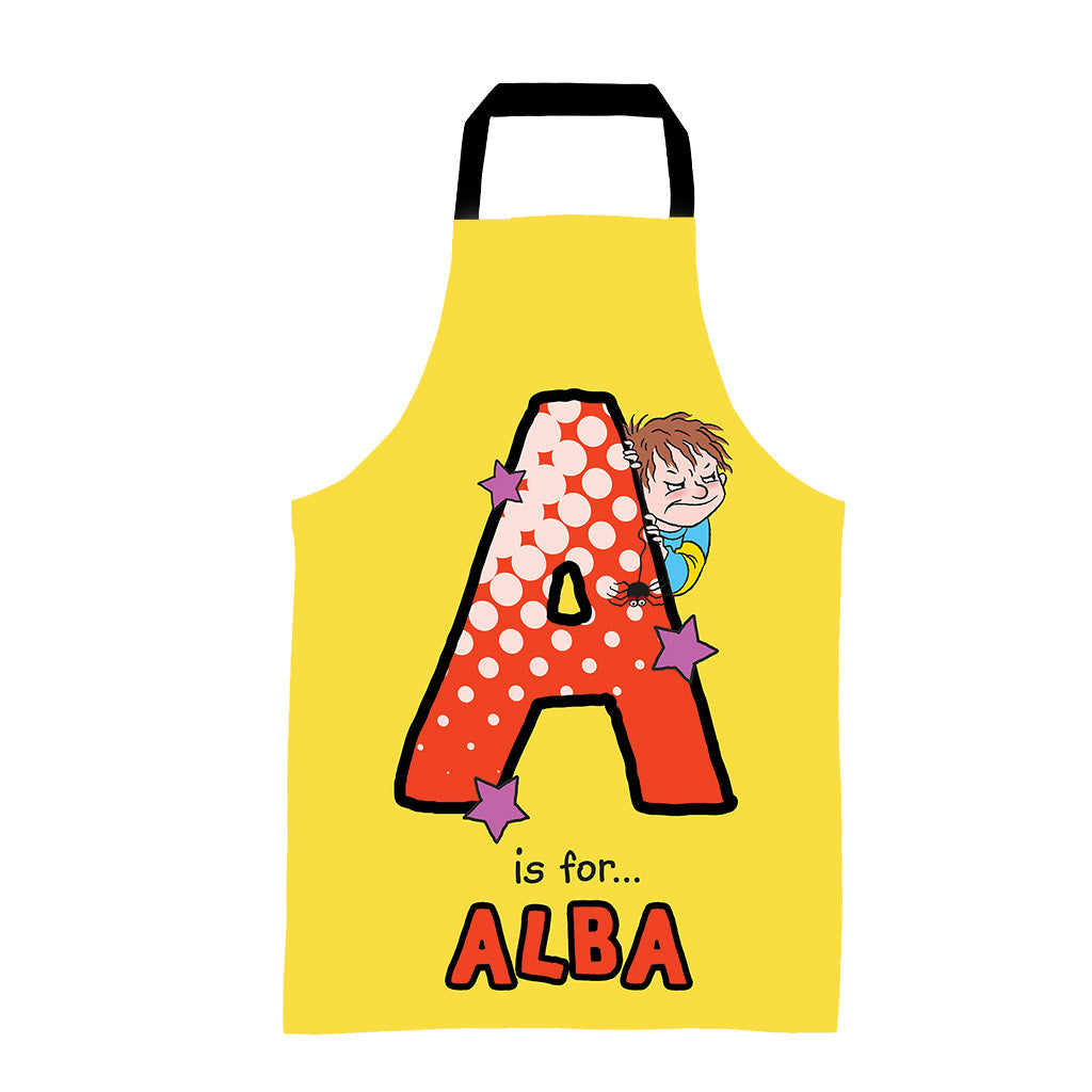 Horrid Henry Personalised Alphabet Apron - A – Horrid Henry Shop