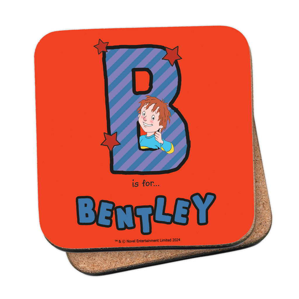 Horrid Henry Personalised Alphabet Coaster - B – Horrid Henry Shop