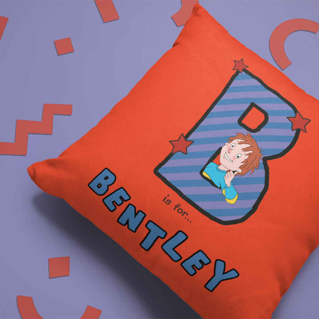 Horrid Henry Personalised Alphabet Cushion - B