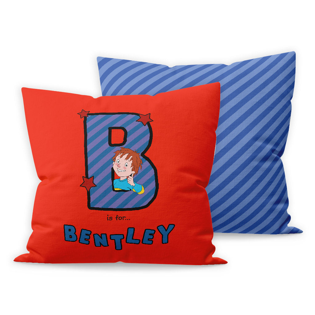 Horrid Henry Personalised Alphabet Cushion - B