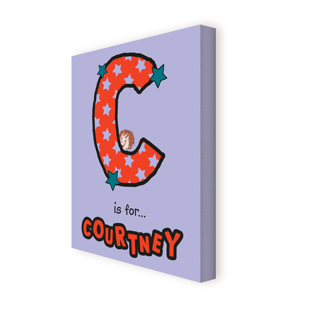 Horrid Henry Personalised Alphabet Canvas - C