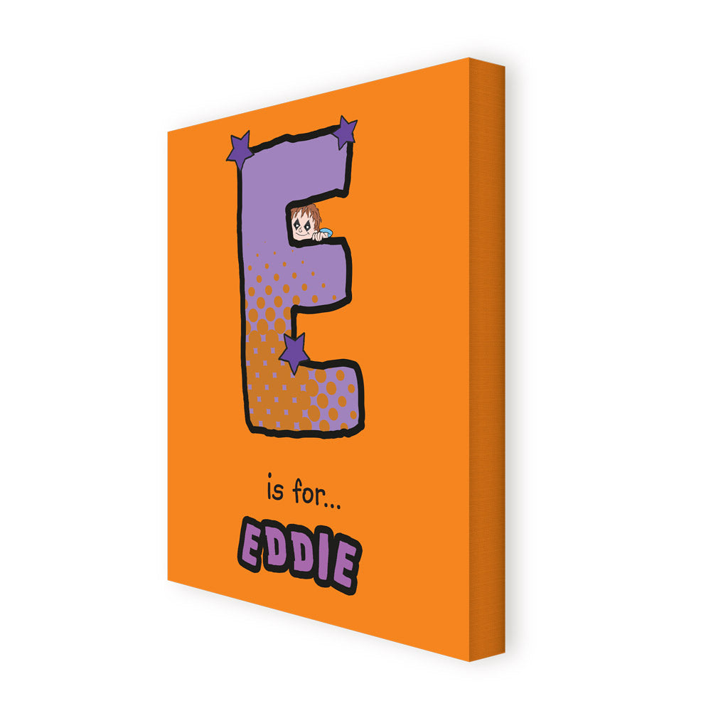 Horrid Henry Personalised Alphabet Canvas - E