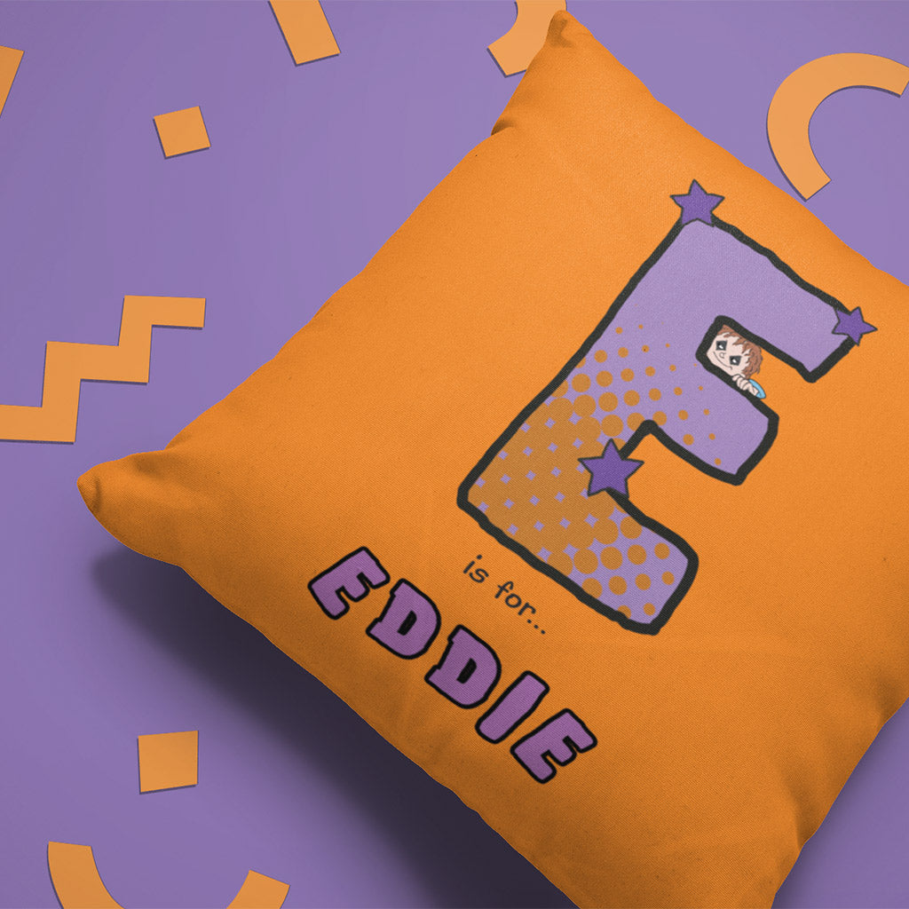 Horrid Henry Personalised Alphabet Cushion - E