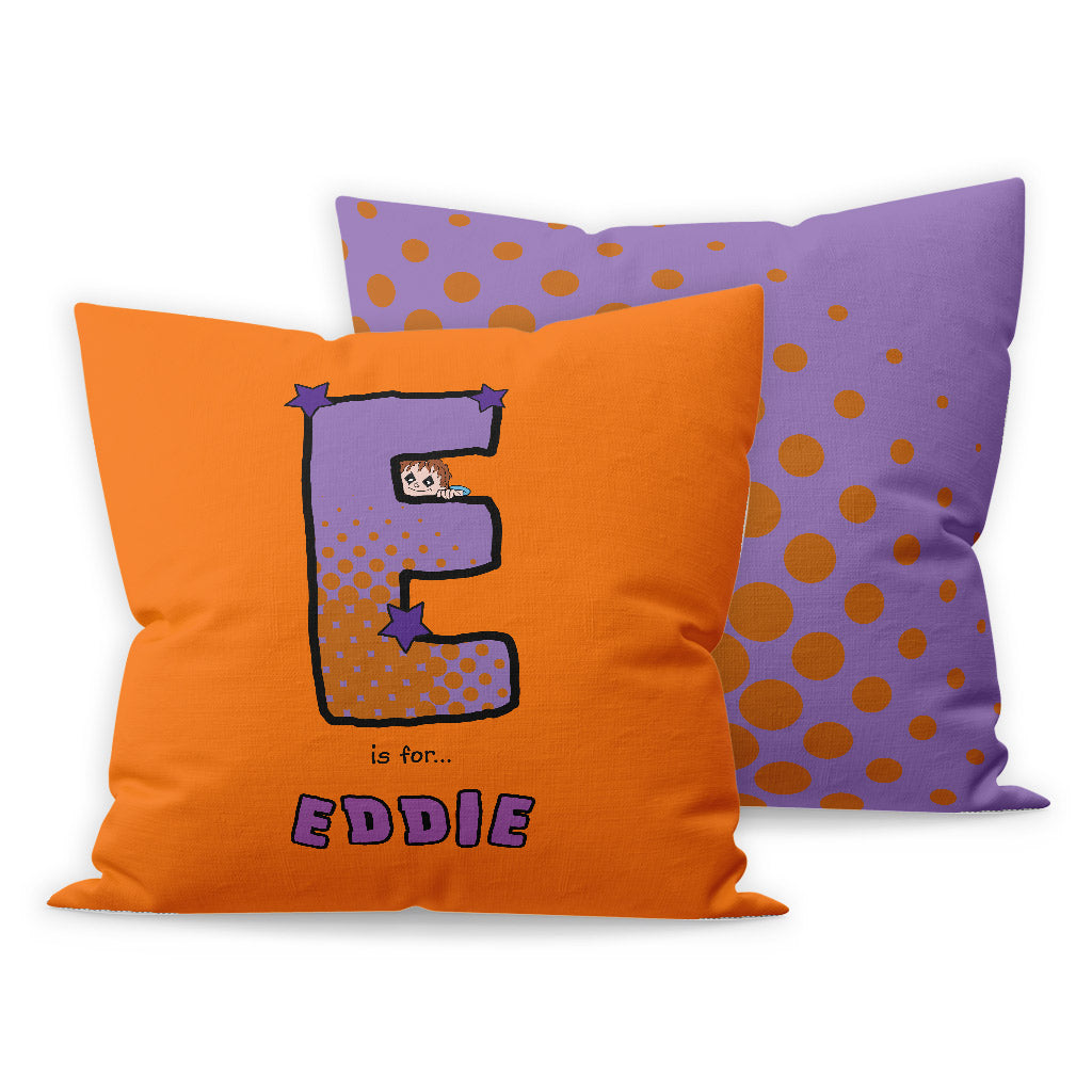 Horrid Henry Personalised Alphabet Cushion - E