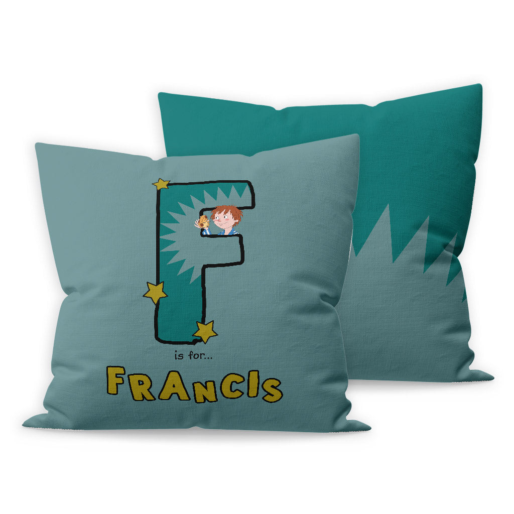 Horrid Henry Personalised Alphabet Cushion - F