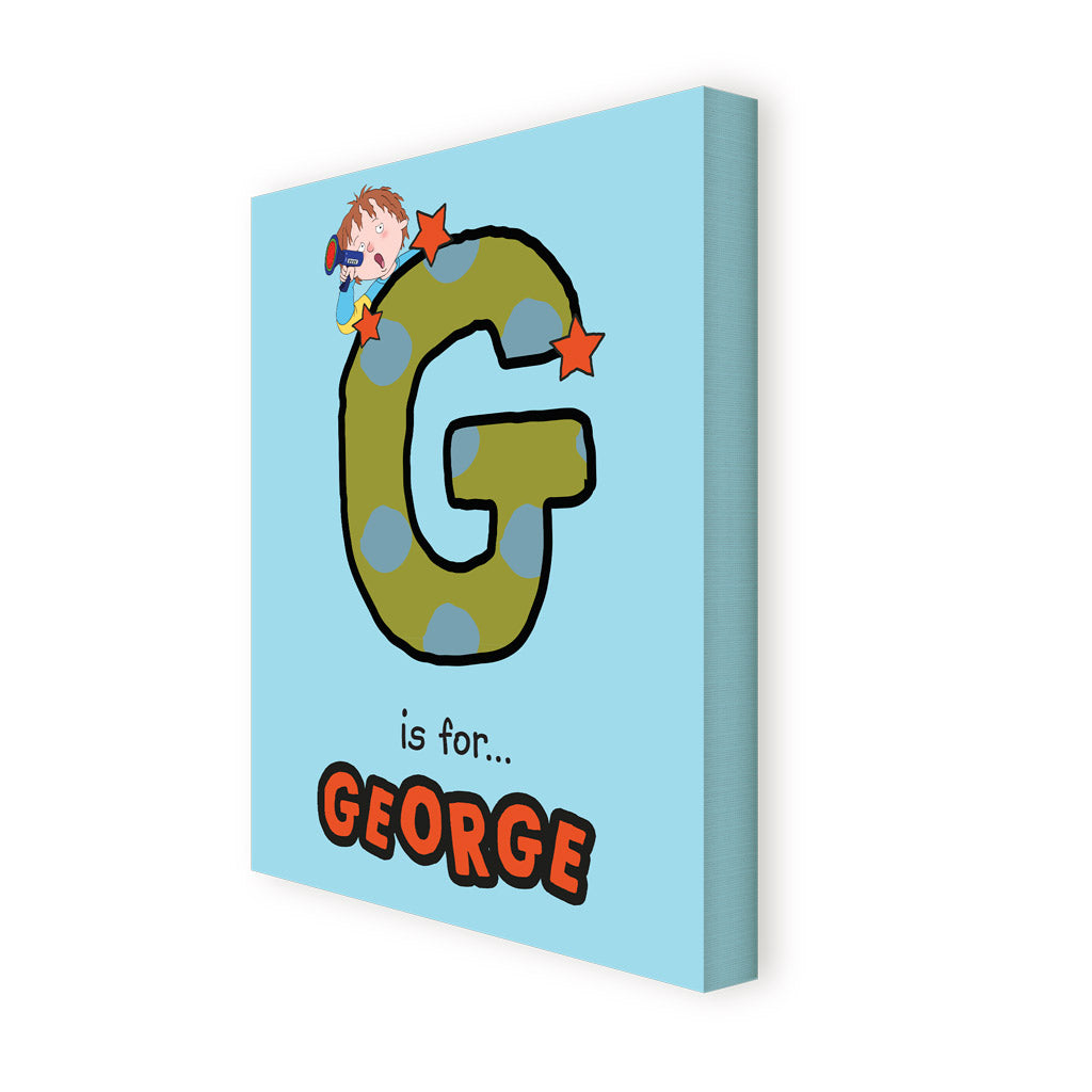 Horrid Henry Personalised Alphabet Canvas - G