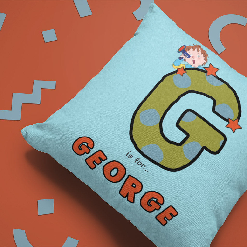 Horrid Henry Personalised Alphabet Cushion - G