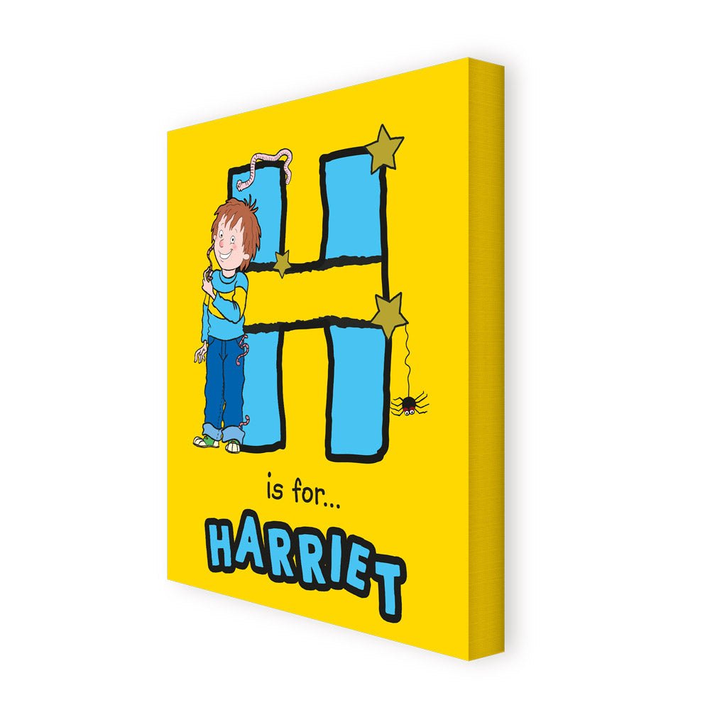 Horrid Henry Personalised Alphabet Canvas - H