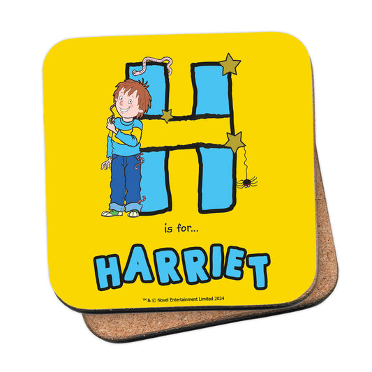 Horrid Henry Personalised Alphabet Coaster - H