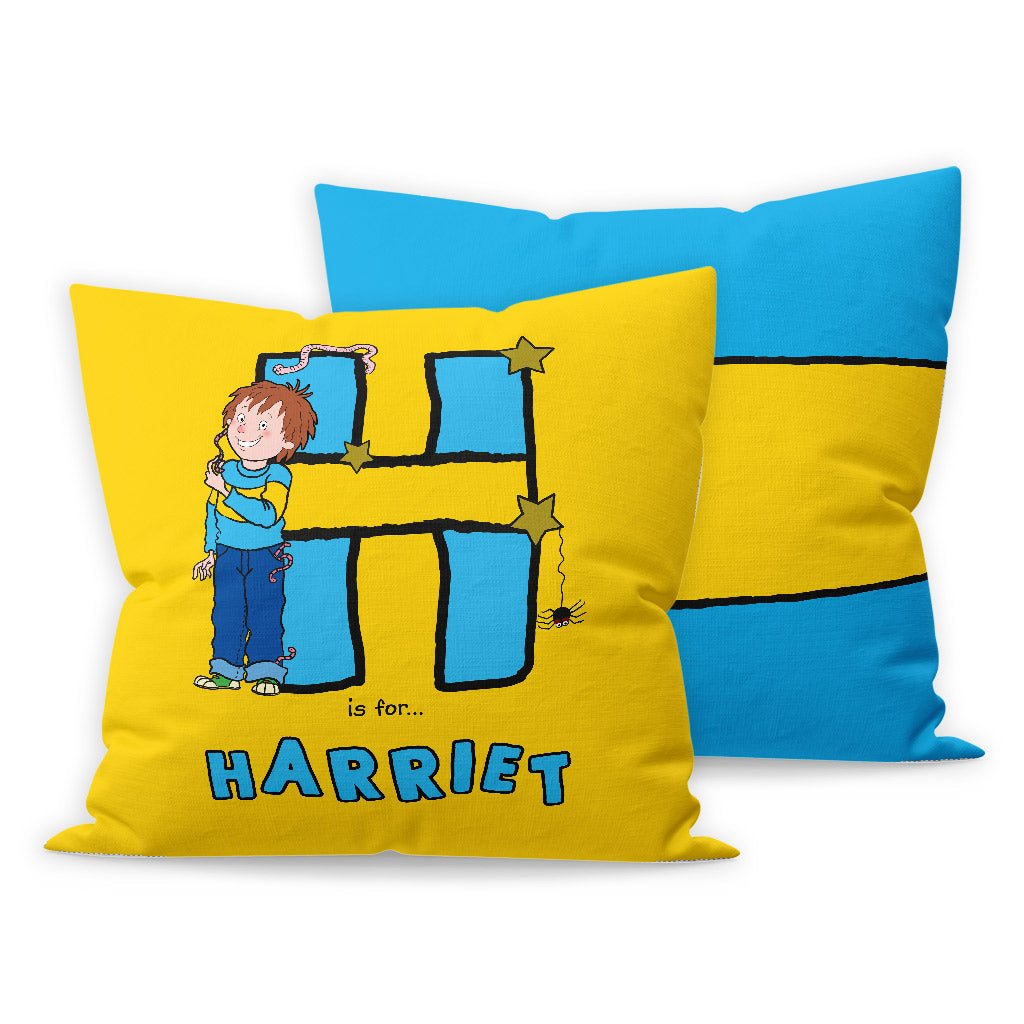 Horrid Henry Personalised Alphabet Cushion - H