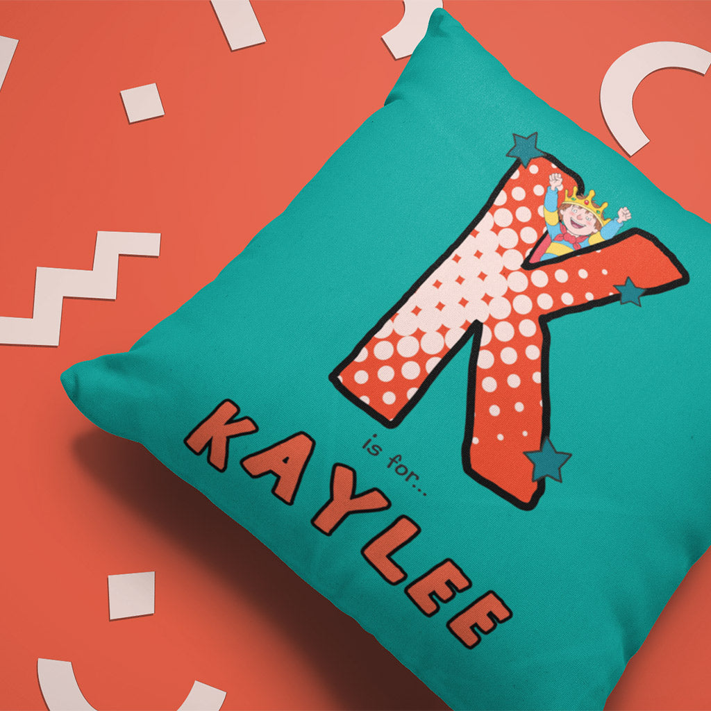 Horrid Henry Personalised Alphabet Cushion - K