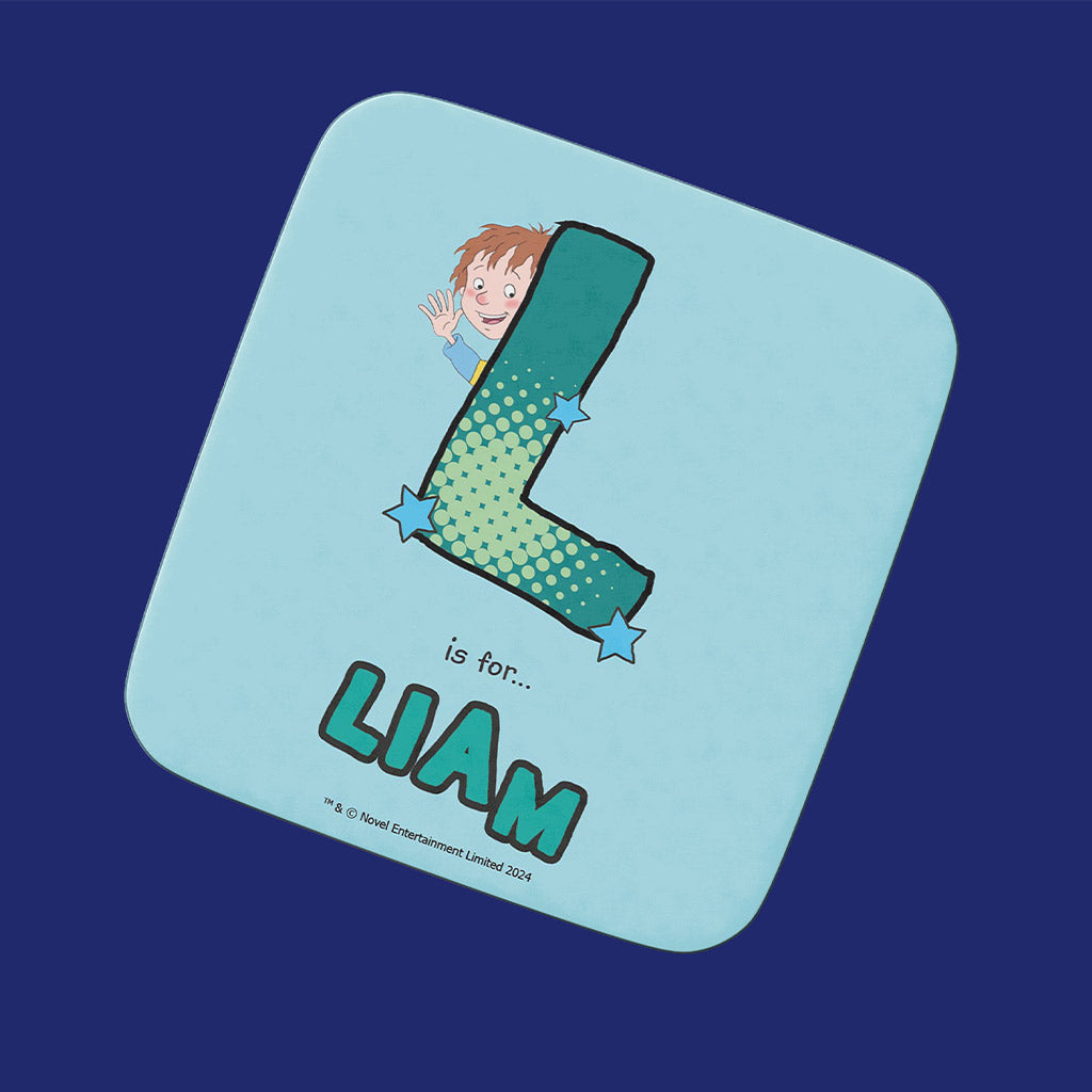 Horrid Henry Personalised Alphabet Coaster - L