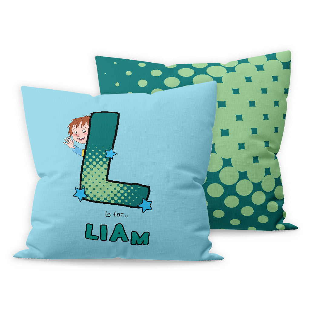 Horrid Henry Personalised Alphabet Cushion - L