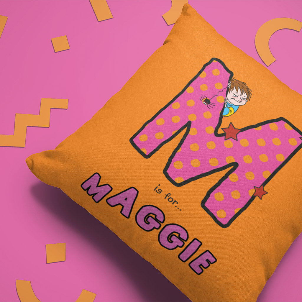 Horrid Henry Personalised Alphabet Cushion - M