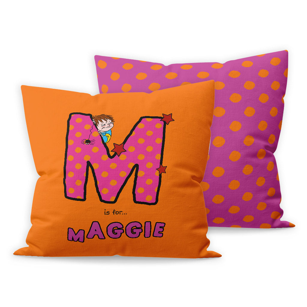 Horrid Henry Personalised Alphabet Cushion - M