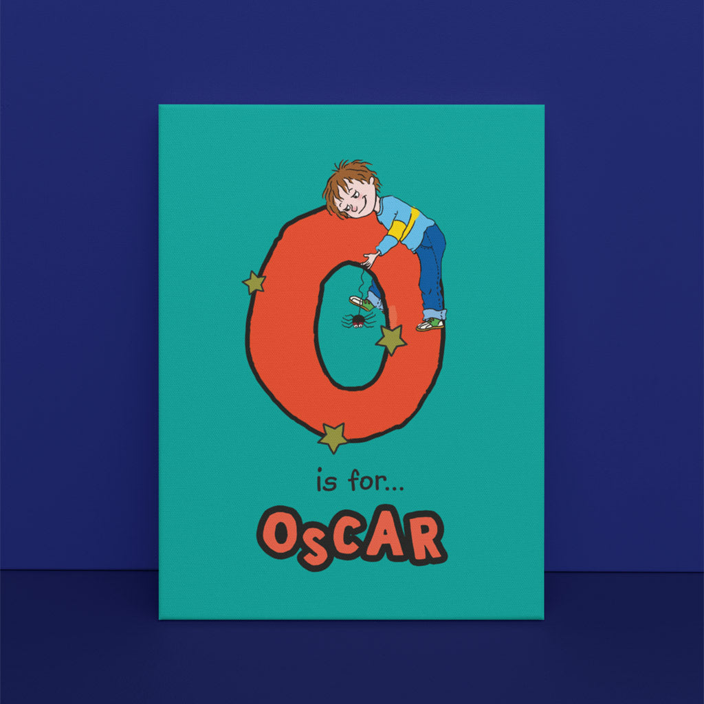 Horrid Henry Personalised Alphabet Canvas - O