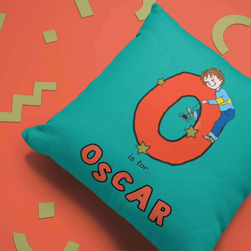 Horrid Henry Personalised Alphabet Cushion - O