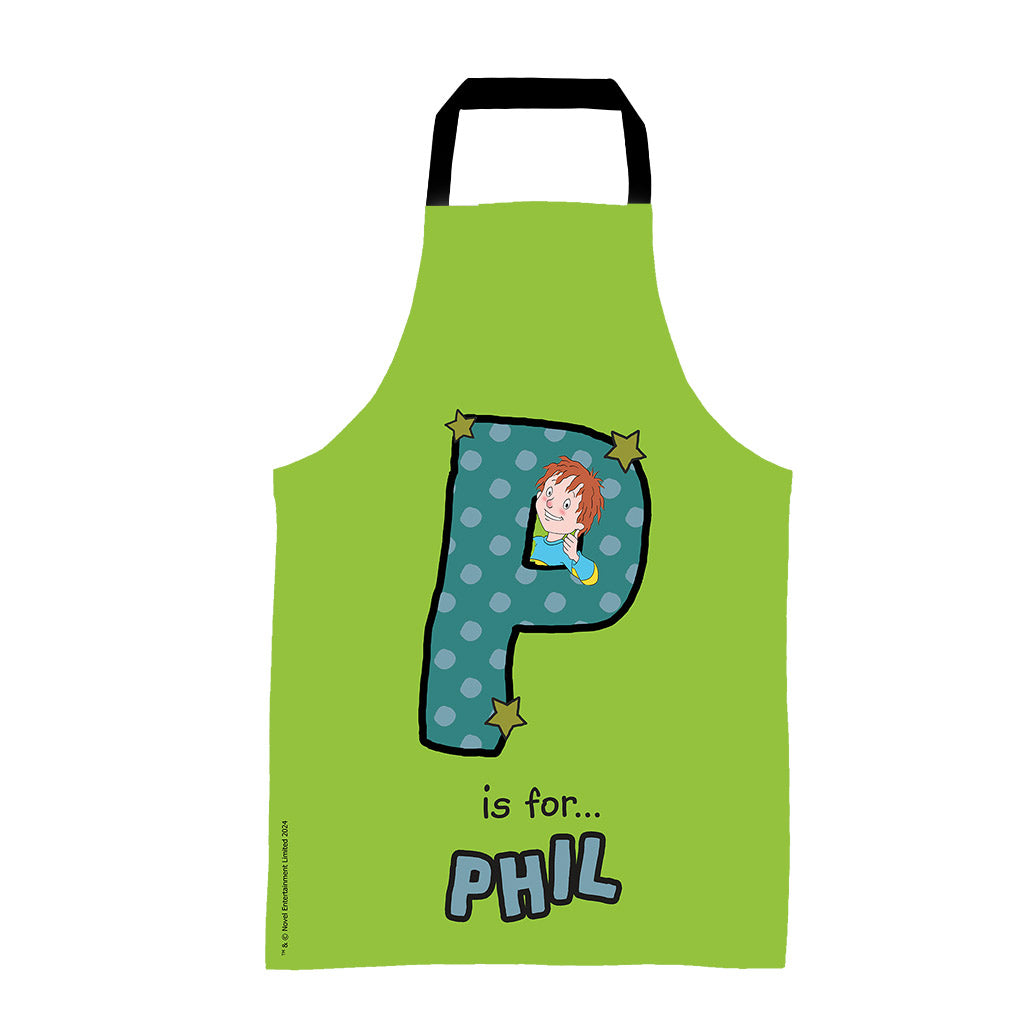 Horrid Henry Personalised Alphabet Apron - P