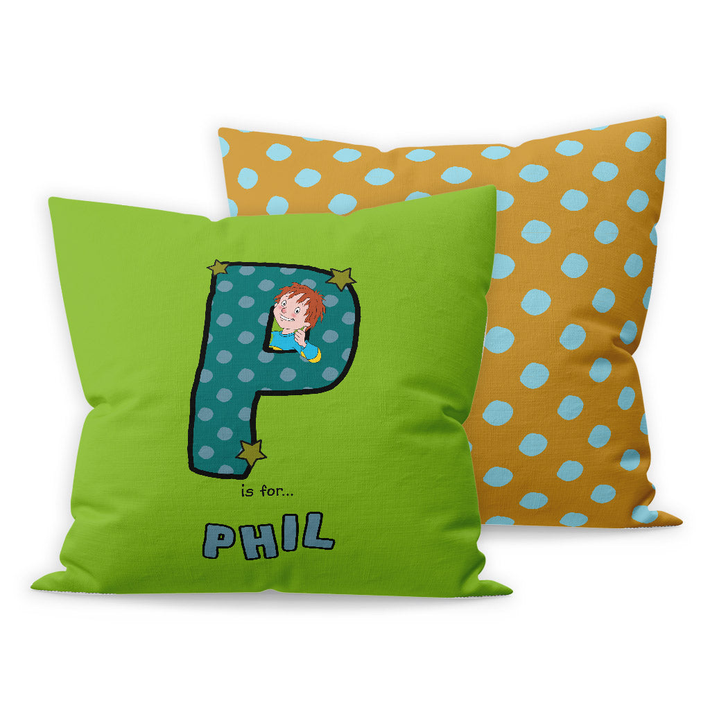 Horrid Henry Personalised Alphabet Cushion - P